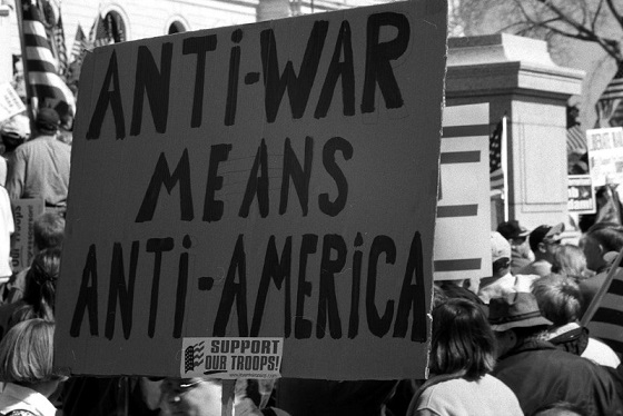 anti war anti america